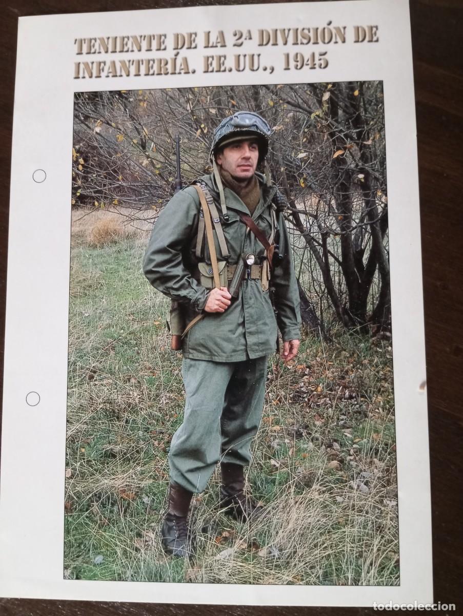 Coleccionismo: LAMINA, TENIENTE DE LA 2 DIVISI&Oacute;N DW INFANTER&Iacute;A USA 1945
