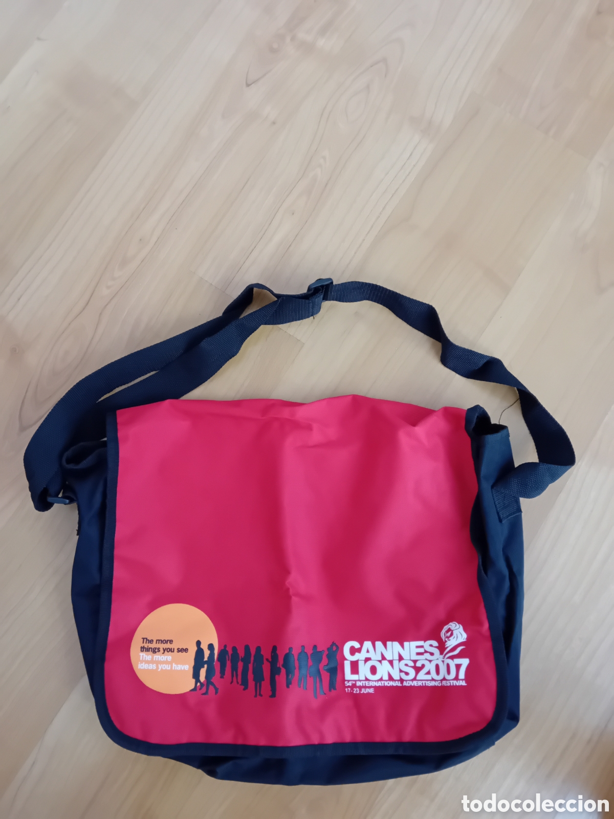 Collectionnisme: BOLSO BANDOLERA FESTIVAL DE PUBLICIDAD CANNES LIONS 2007. COMO NUEVA