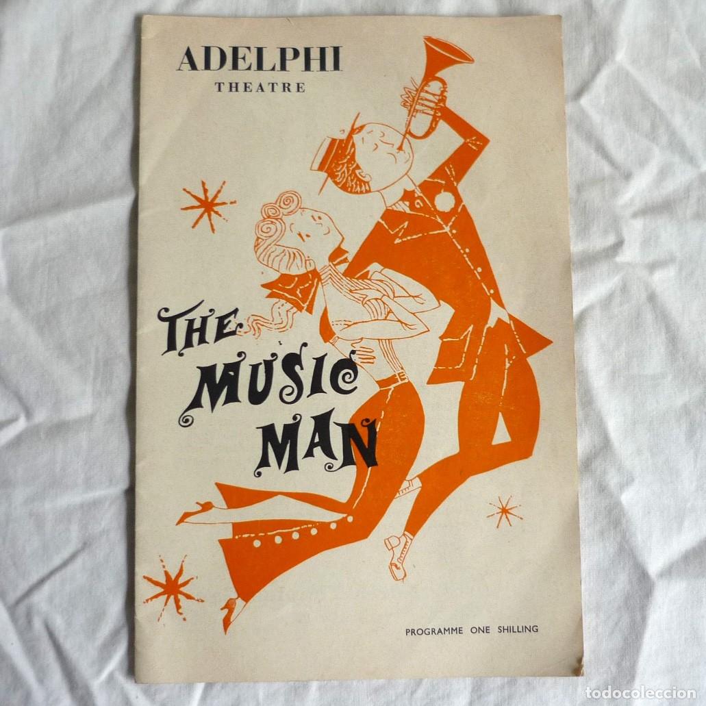Coleccionismo: Programa Teatro Adelphi The Music Man 1961 Londres - Foto 1