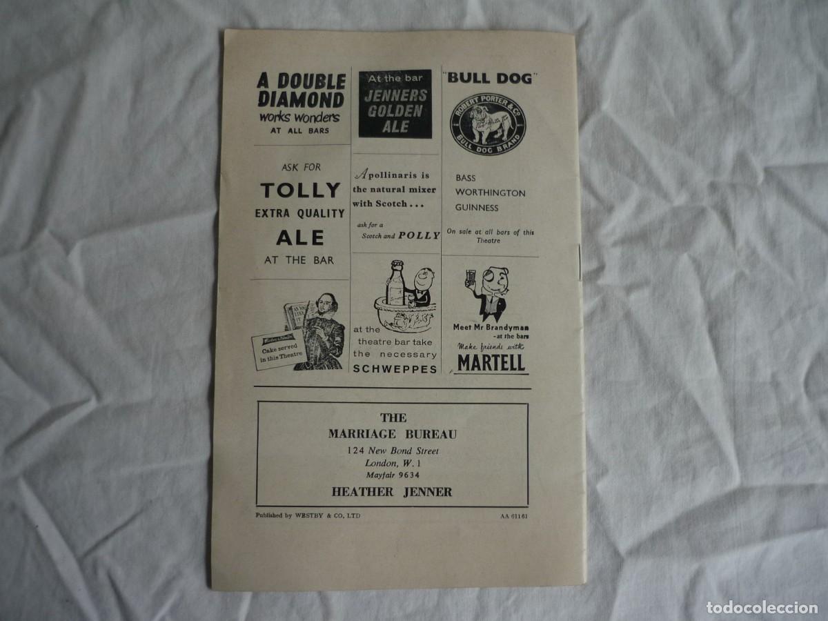 Coleccionismo: Programa Teatro Adelphi The Music Man 1961 Londres - Foto 2
