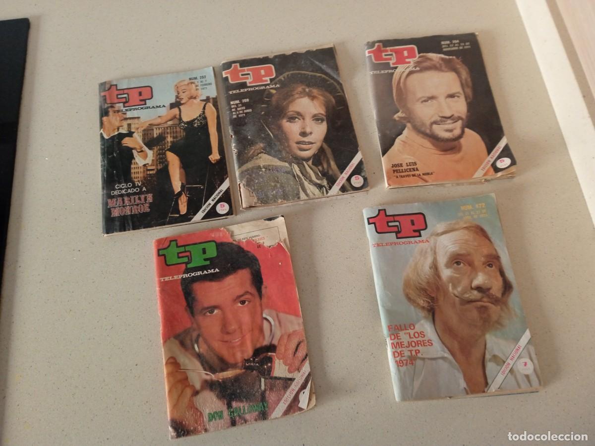 Coleccionismo: Lote 5 teleprogrsmas a&ntilde;os 1971 y 1975