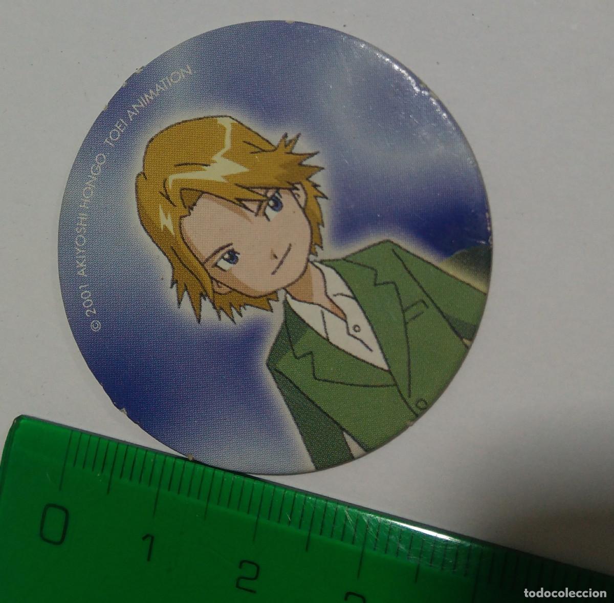 Coleccionismo: disco promocional quesos BABYBEL Tazo Cap Digimon 02 - Matt carton