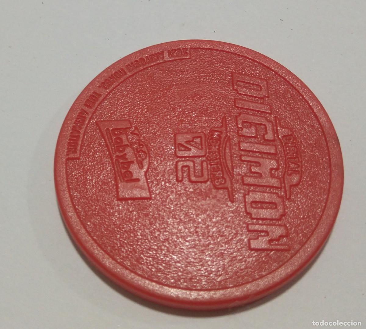 Coleccionismo: disco promocional quesos BABYBEL Tazo Cap Digimon 02 plastico master