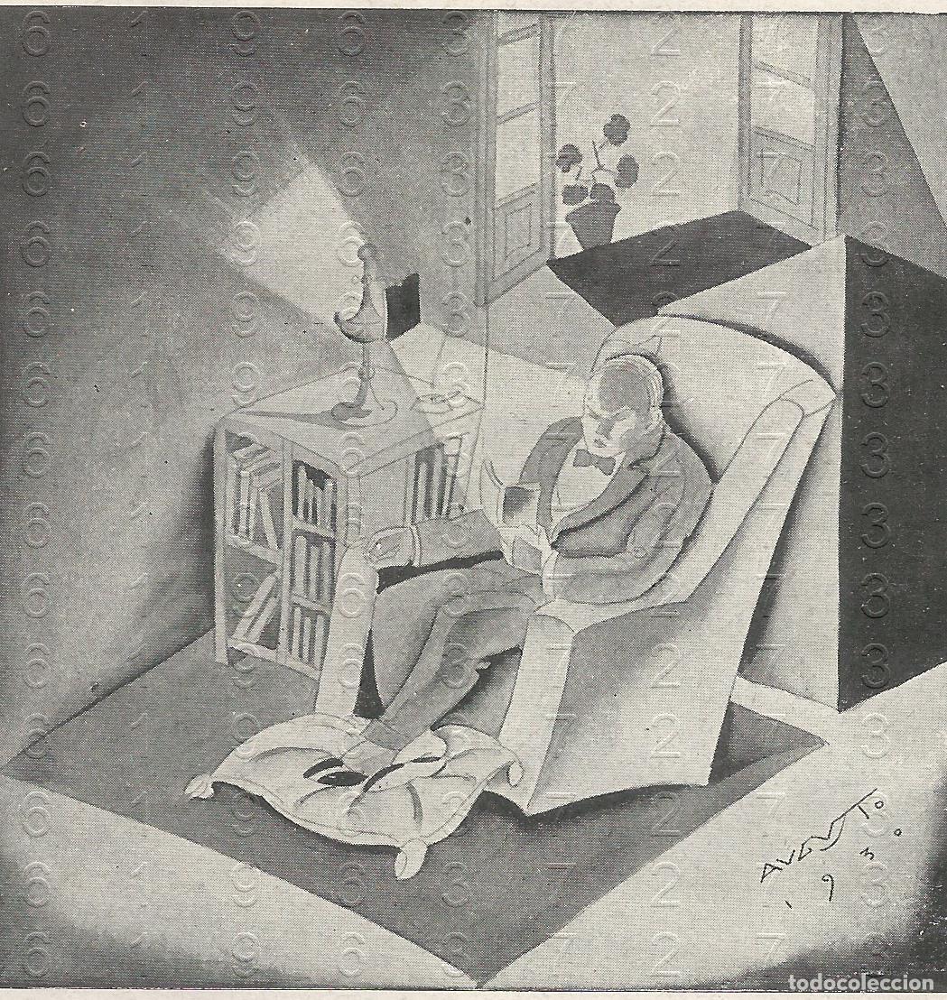Coleccionismo: AUGUSTO FERNANDEZ SASTRE ART DEC&Oacute; 9X9 LAMINA PROCEDENCIA DESCONOCIDA A&Ntilde;OS 30 L61