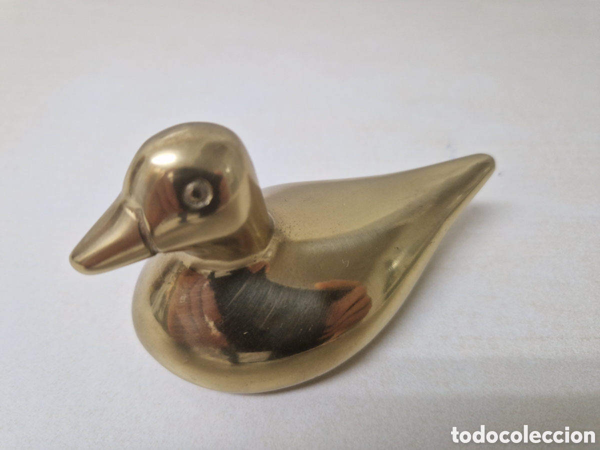 Coleccionismo: PATO EN BRONCE DE 10 CM - Foto 3