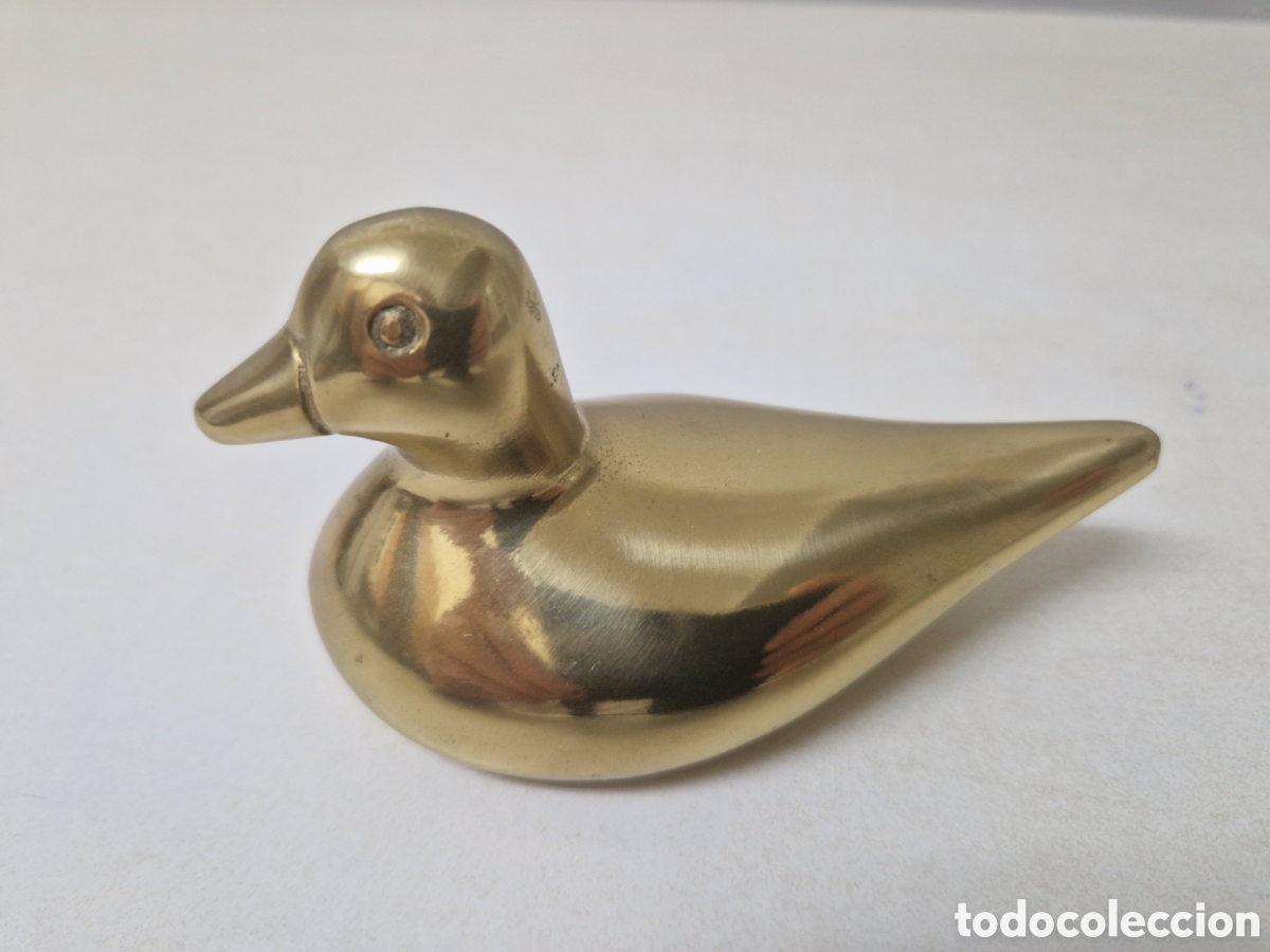 Coleccionismo: PATO EN BRONCE DE 10 CM - Foto 4