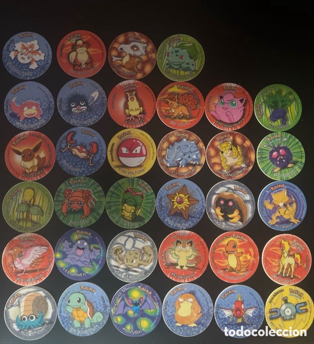 tazos pokemon - Compra venta en todocoleccion