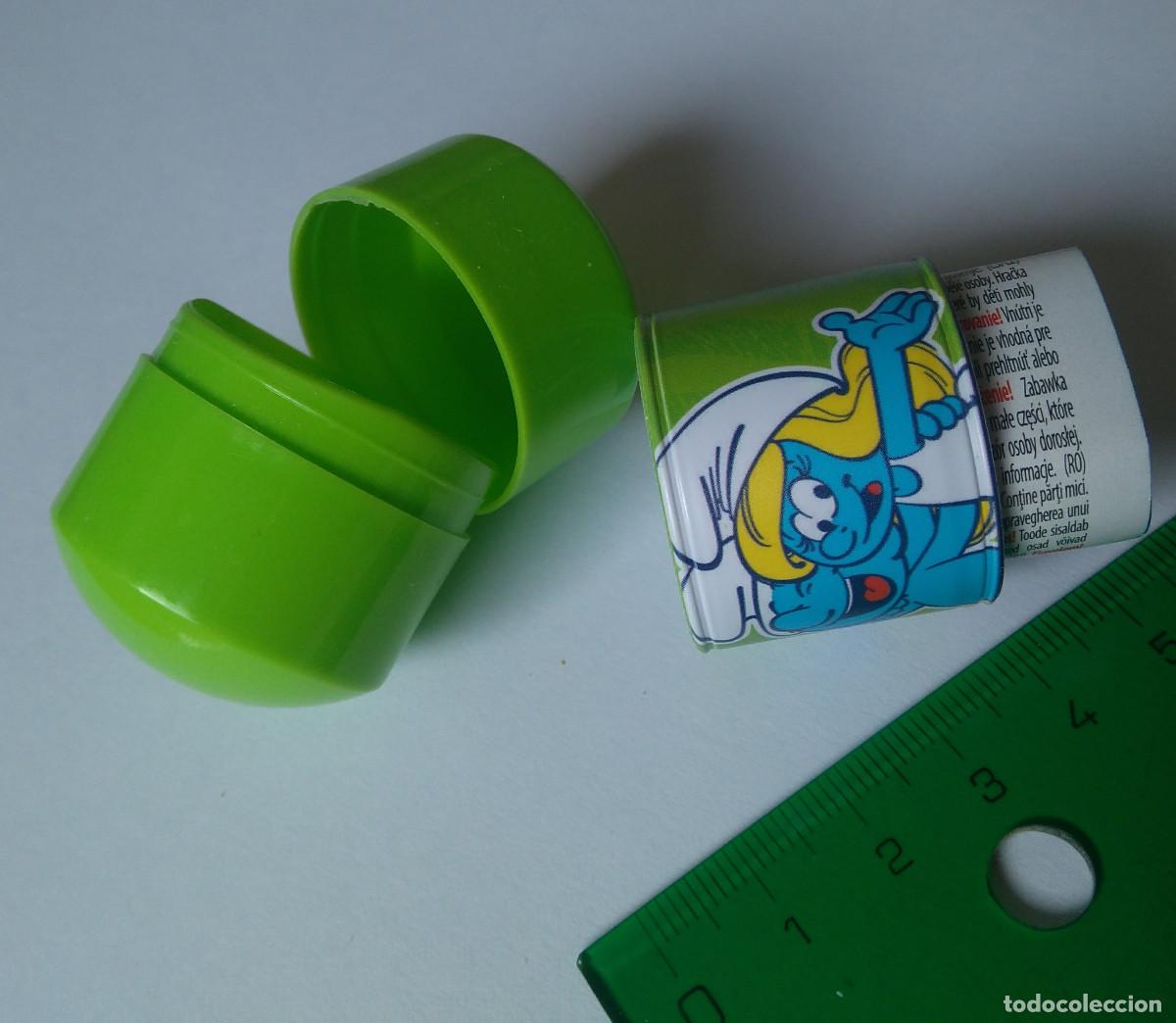 Coleccionismo: pulsera o tira para pantalon hacendado mercadona de huevo sorpresa smurf bpz papel capsula pitufo