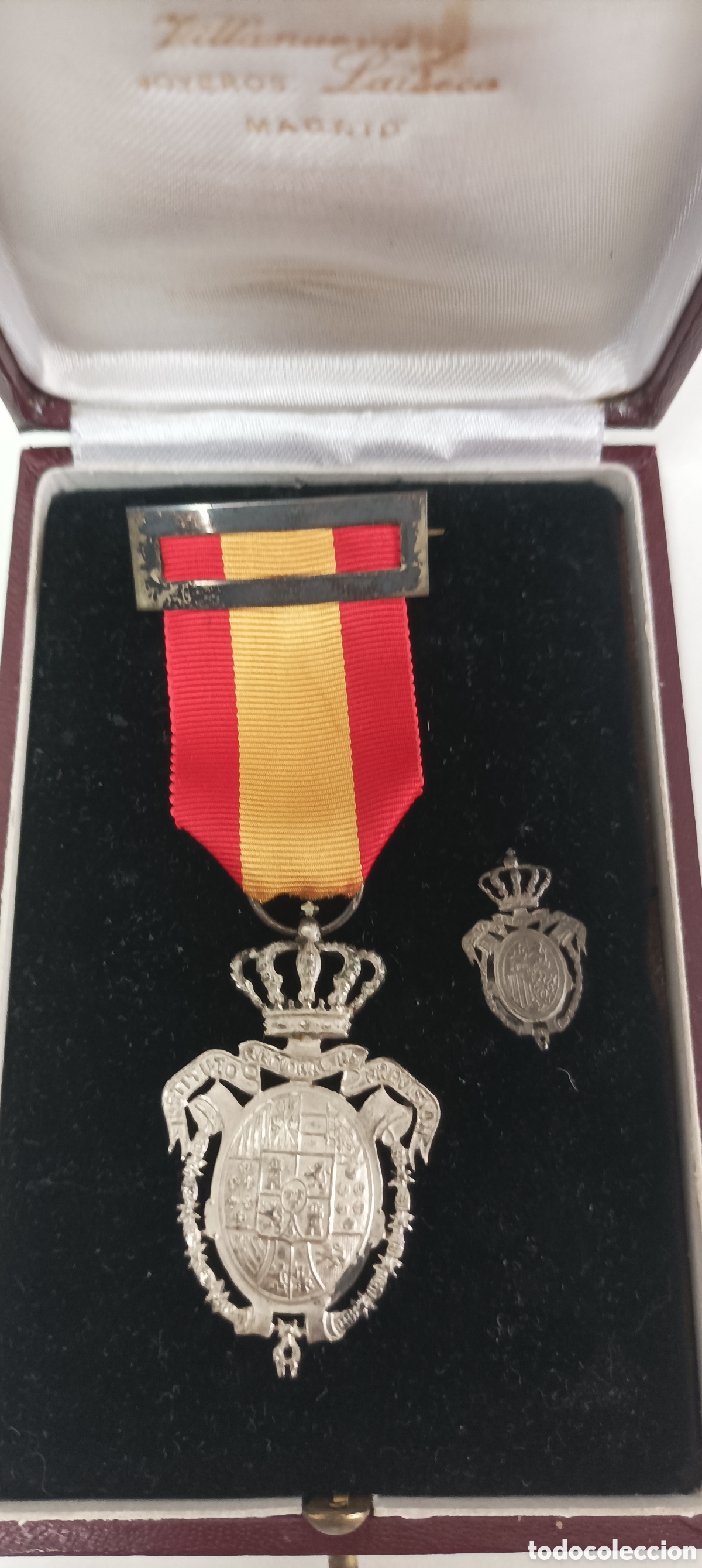 Coleccionismo: MEDALLA DEL INSTITUTO NACIONAL DE PREVISI&Oacute;N 1908 - Foto 1