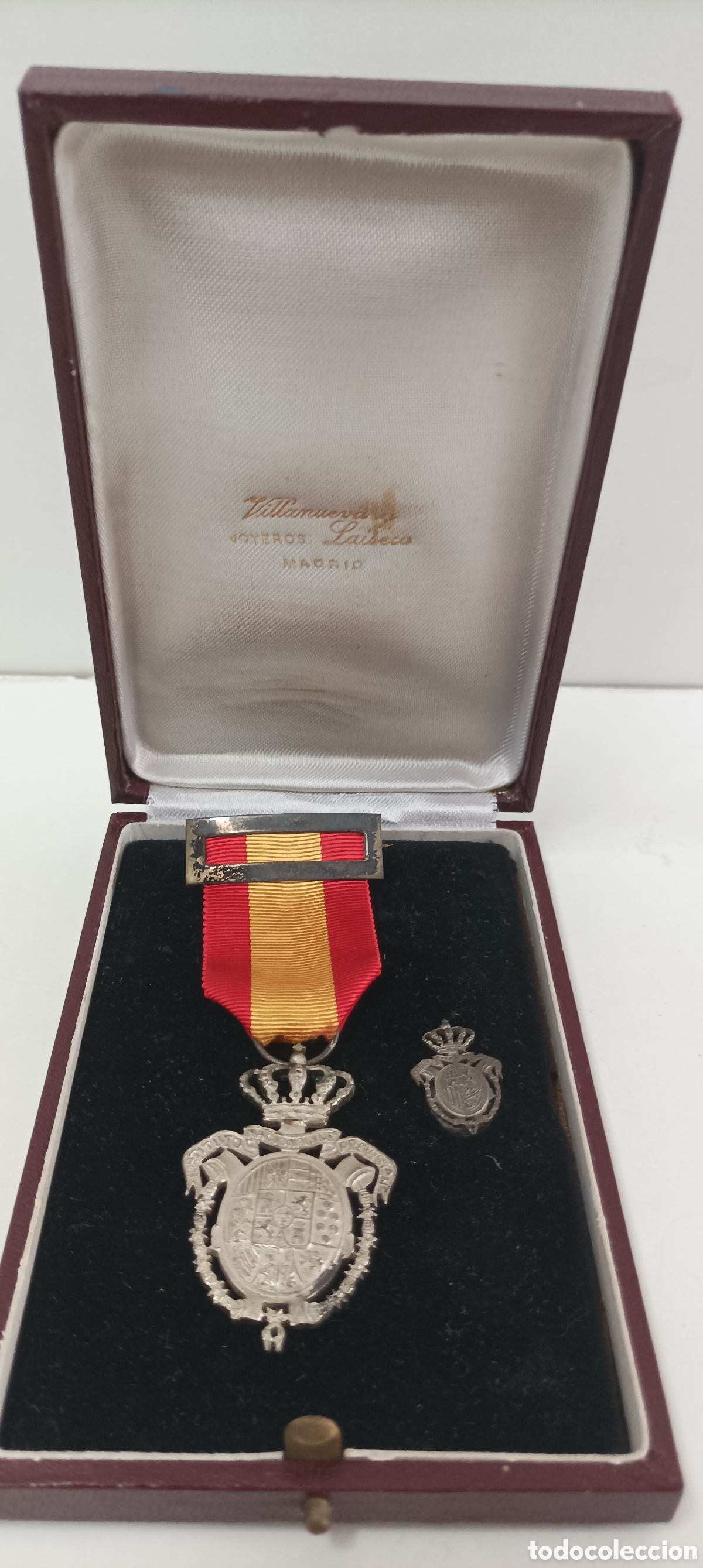 Coleccionismo: MEDALLA DEL INSTITUTO NACIONAL DE PREVISI&Oacute;N 1908 - Foto 2