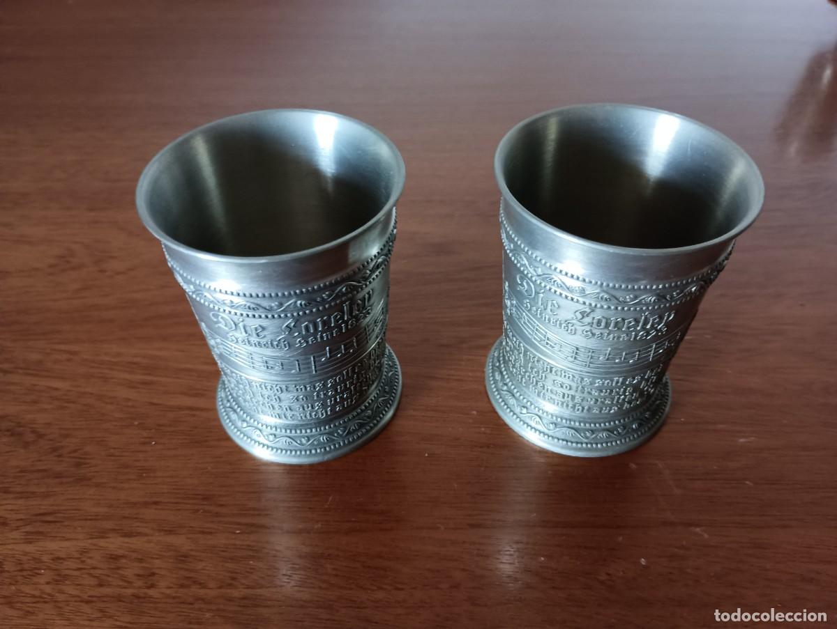 Coleccionismo: VASOS, COPAS, PLATILLOS DE ZINC - Foto 2
