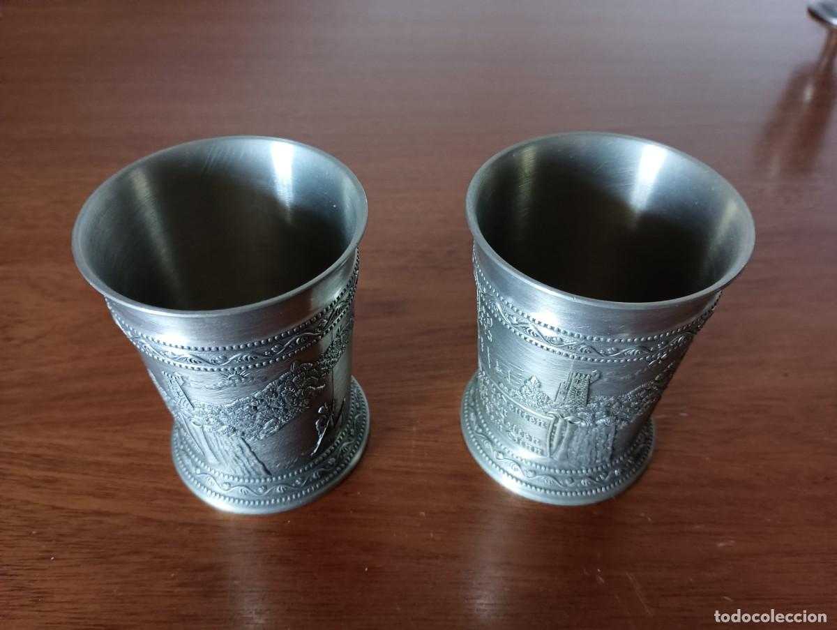 Coleccionismo: VASOS, COPAS, PLATILLOS DE ZINC - Foto 3