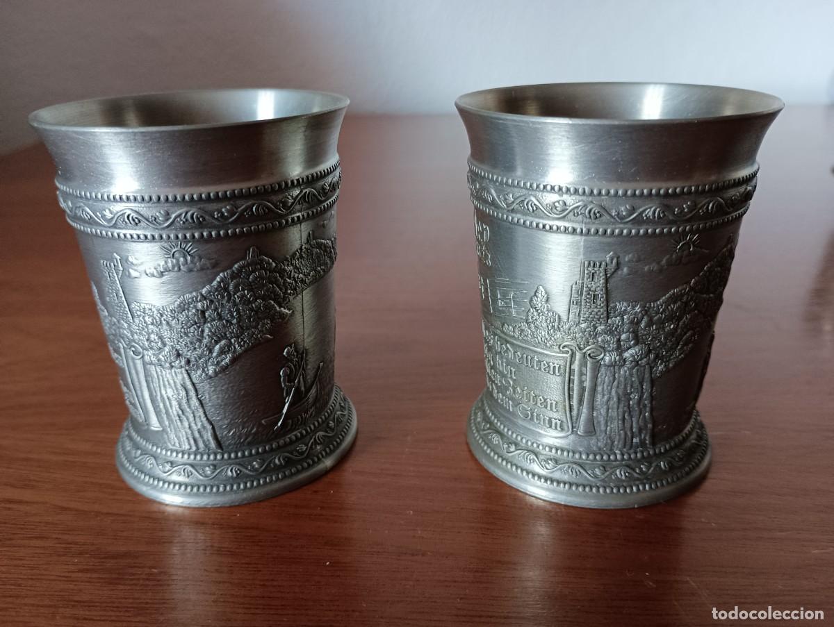 Coleccionismo: VASOS, COPAS, PLATILLOS DE ZINC - Foto 4