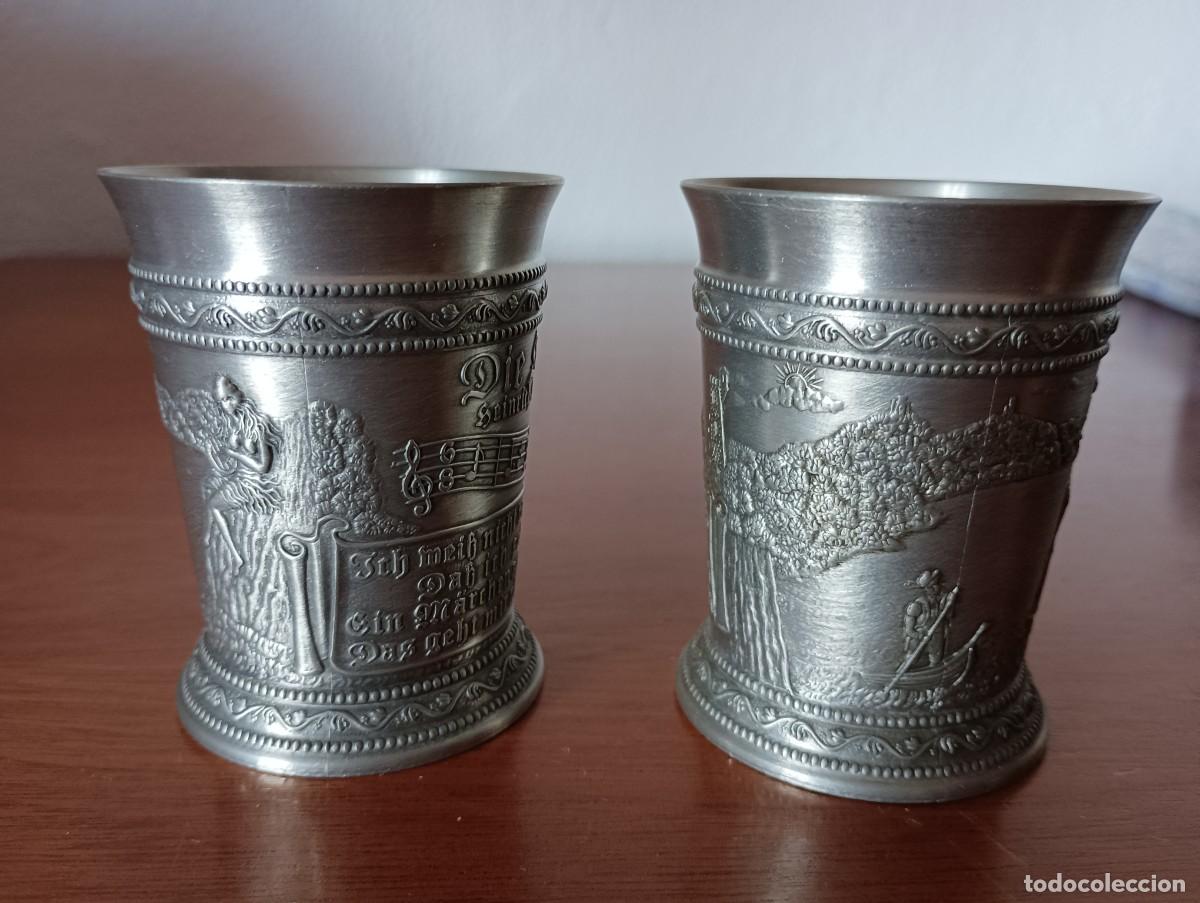 Coleccionismo: VASOS, COPAS, PLATILLOS DE ZINC - Foto 5