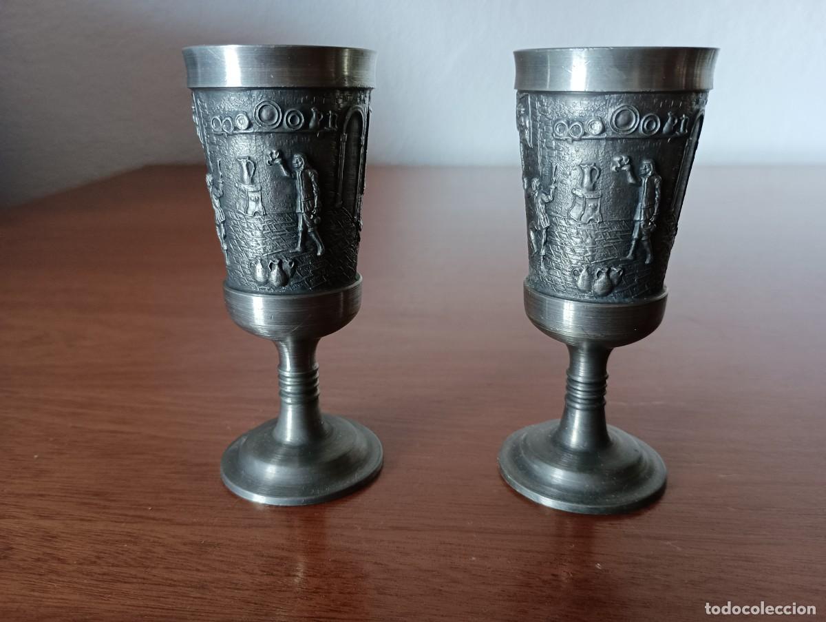 Coleccionismo: VASOS, COPAS, PLATILLOS DE ZINC - Foto 10