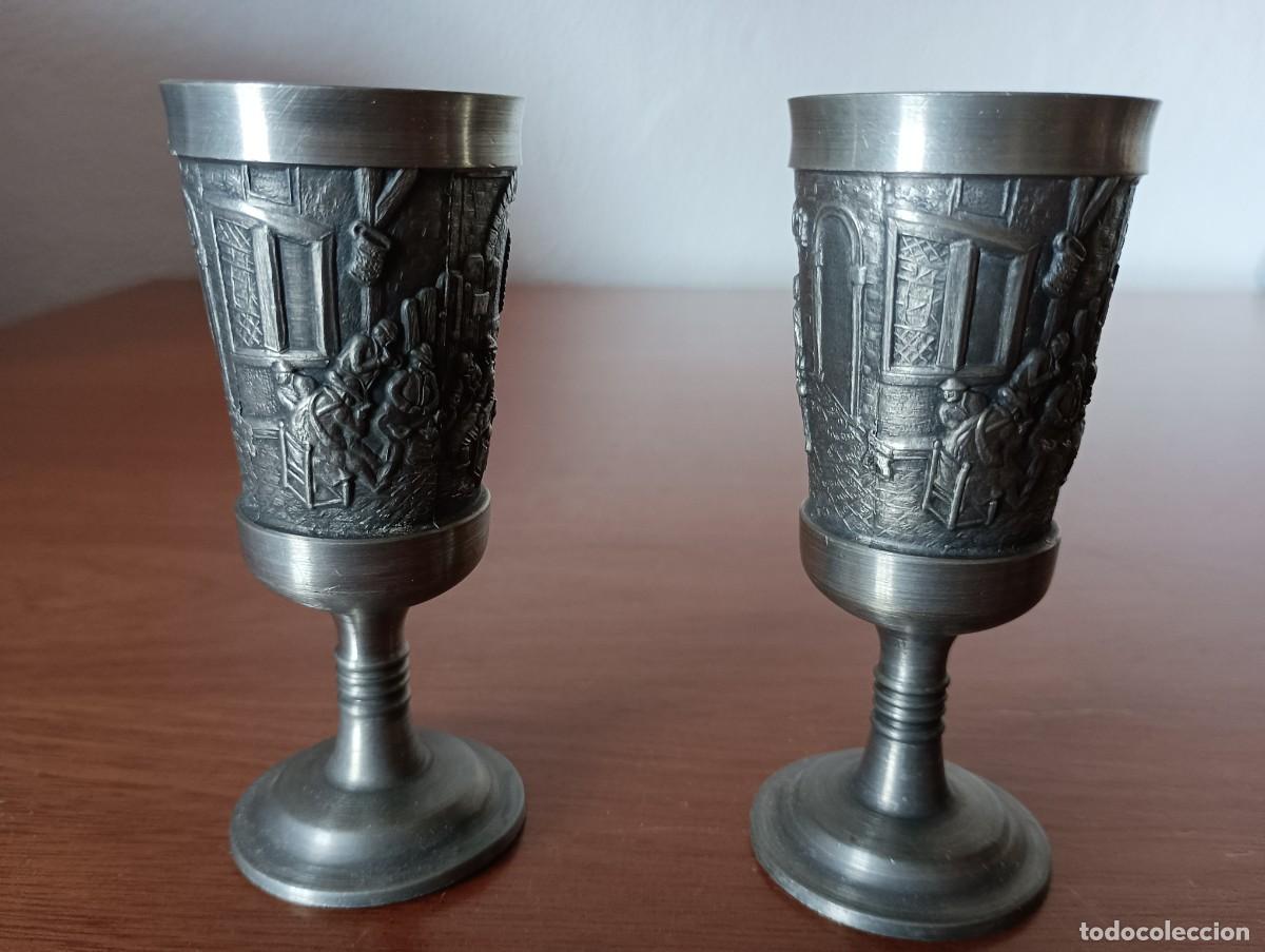 Coleccionismo: VASOS, COPAS, PLATILLOS DE ZINC - Foto 11