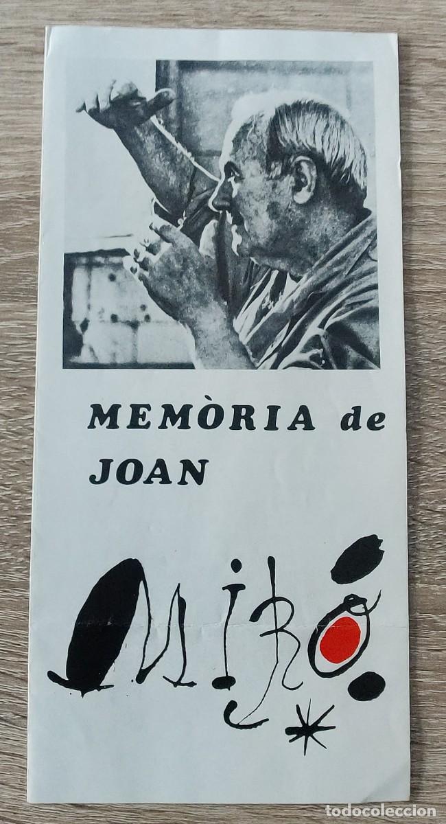 Coleccionismo: Triptico. En Memoria a Joan Miro. - Foto 5
