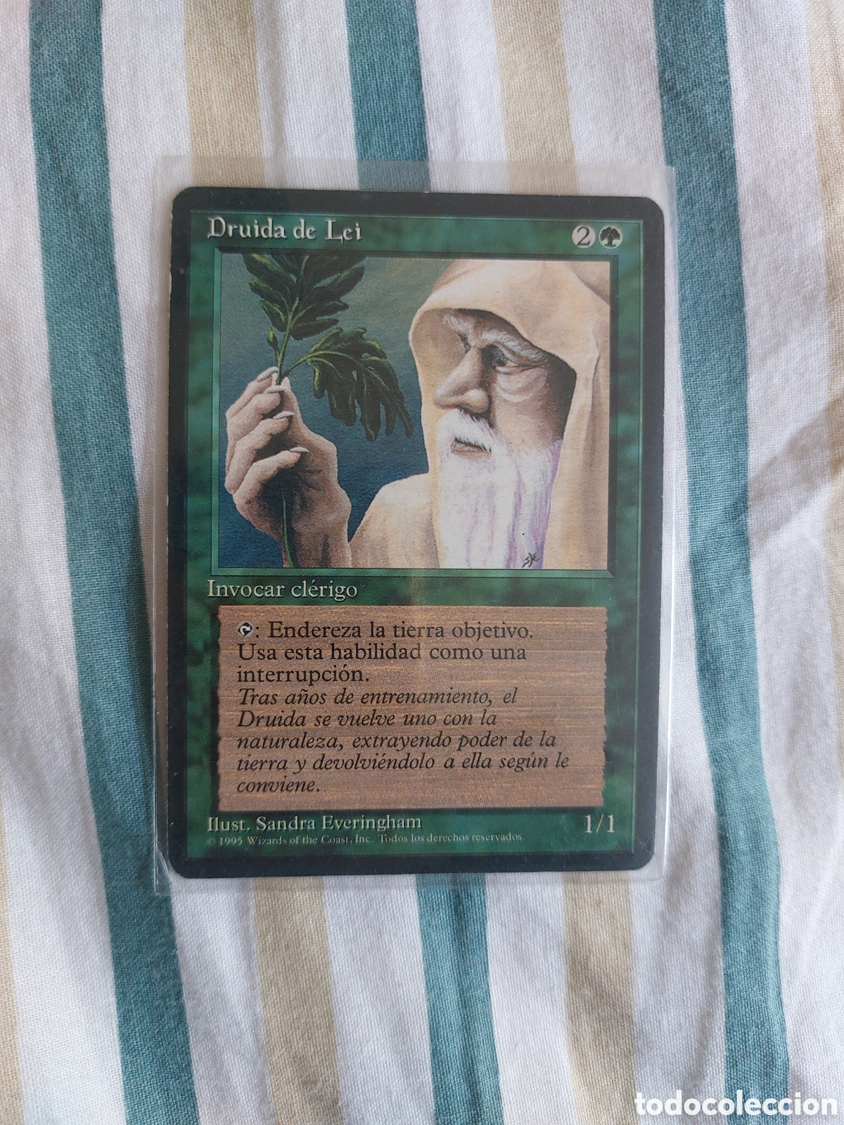 Collecting: DRUIDA DE LEI - INVOCAR CLERIGO - MAGIC THE GATHERING ILUST. SANDRA EVERINGHAM