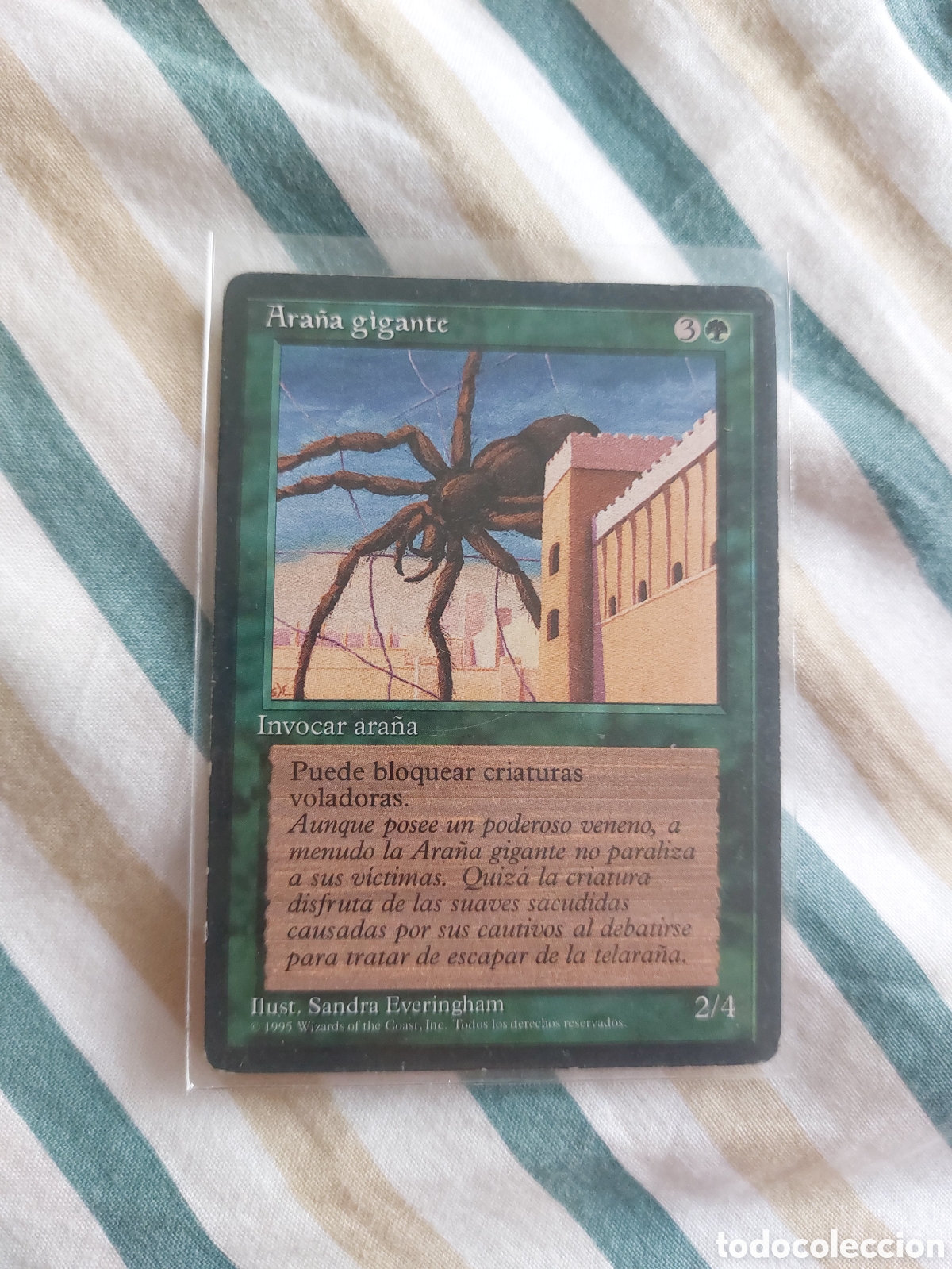 Collecting: ARA&Ntilde;A GIGANTE - INVOCAR ARA&Ntilde;A - MAGIC THE GATHERING ILUST. SANDRA EVERINGHAM