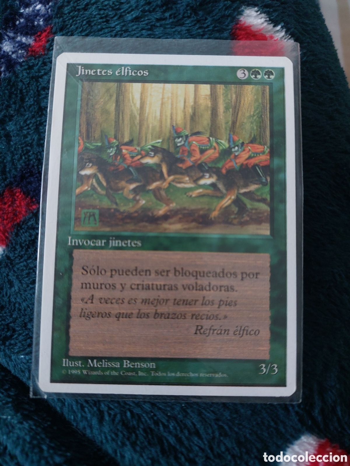 Collecting: JINETES ELFICOS - INVOCAR JINETES - MAGIC THE GATHERING ILUST. MELISSA BENSON