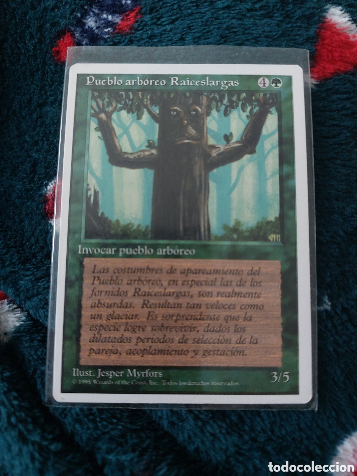 Collecting: PUEBLO ARBOREO RAICESLARGAS - INVOCAR PUEBLO ARBOREO - MAGIC THE GATHERING ILUST. JESPER MYRFORS