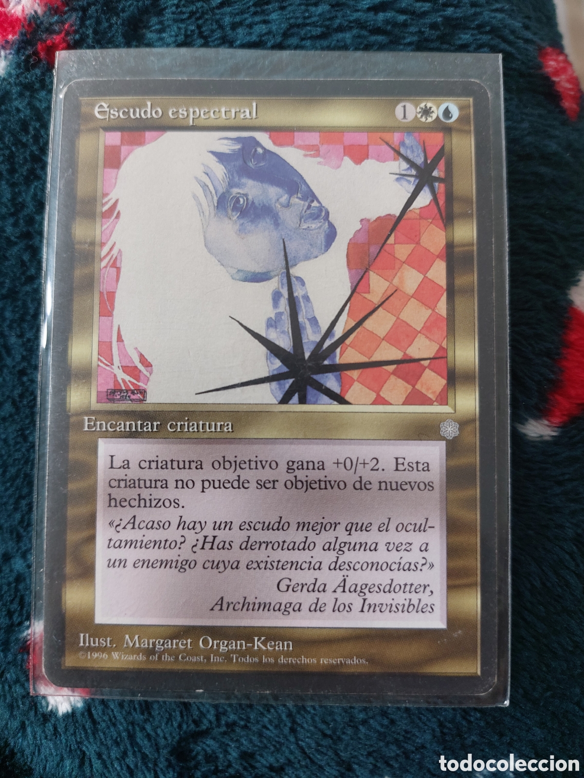 Collecting: ESCUDO ESPECTRAL - ENCANTAR CRIATURA - MAGIC THE GATHERING ILUST. MARGARET ORGAN-KEAN