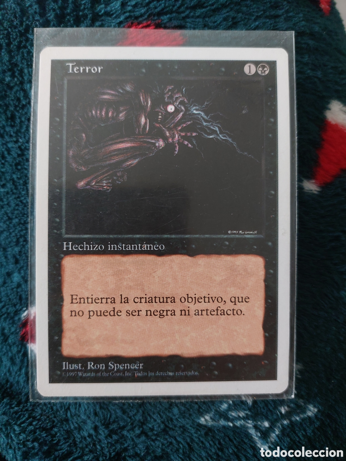 Collecting: TERROR - HECHIZO INSTANTANEO - MAGIC THE GATHERING ILUST. RON SPENCER