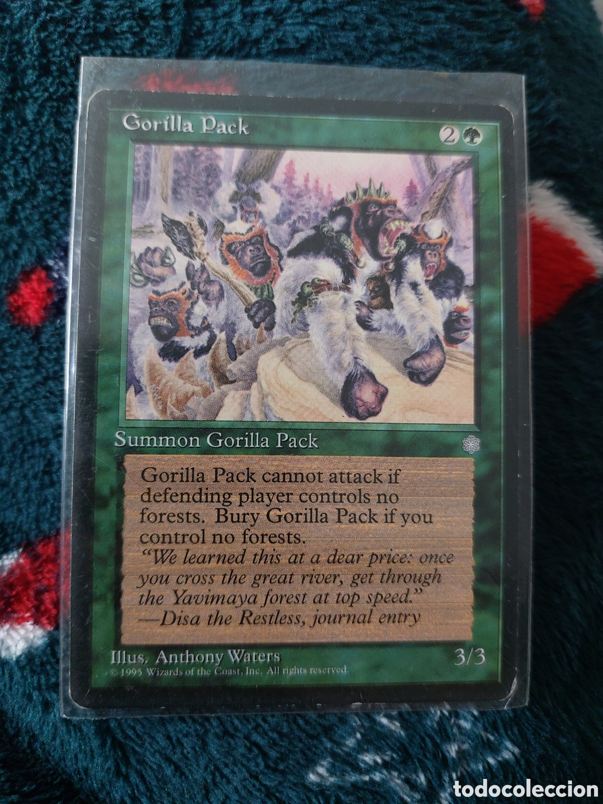 Collecting: GORILLA PACK - SUMMON GORILA PACK - MAGIC THE GATHERING ILUST. ANTHONY WATERS