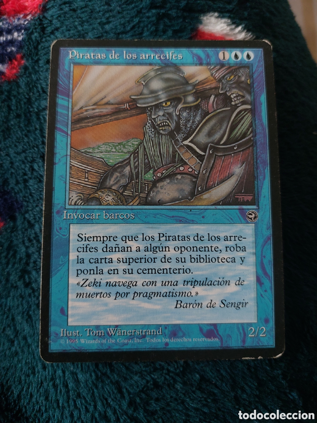 Coleccionismo: PIRATAS DE LOS ARRECIFES - INVOCAR BARCOS - MAGIC THE GATHERING ILUST. TOM W&Auml;NERSTRAND