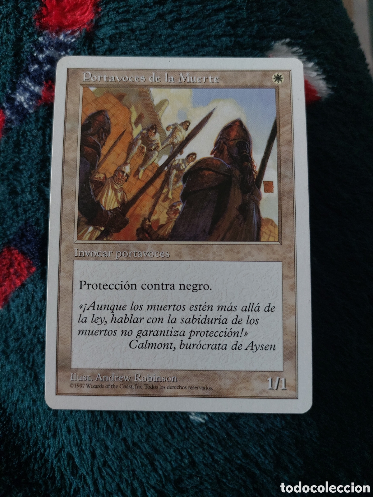 Coleccionismo: PORTAVOCES DE LA MUERTE - INVOCAR PORTAVOCES - MAGIC THE GATHERING ILUST. ANDREW ROBINSON