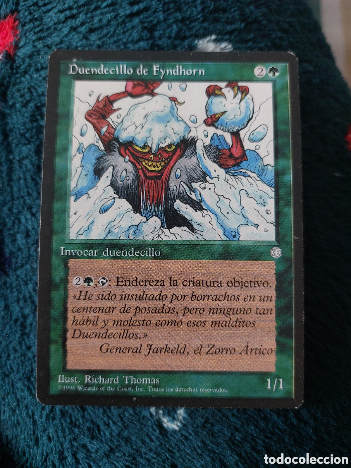 Coleccionismo: DUENDECILLO DE FYNDHORN - INVOCAR DUENDECILLO - MAGIC THE GATHERING ILUST. RICHARD THOMAS