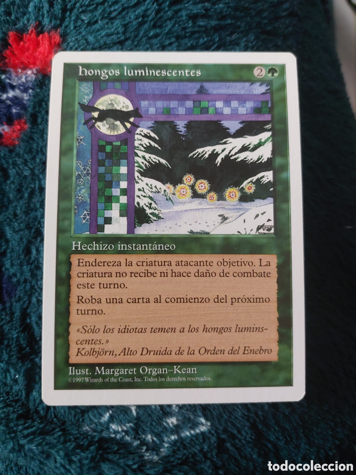 Coleccionismo: HONGOS LUMINESCENTES - HECHIZO INSTANTANEO - MAGIC THE GATHERING ILUST. MARGARET ORGAN-KEAN