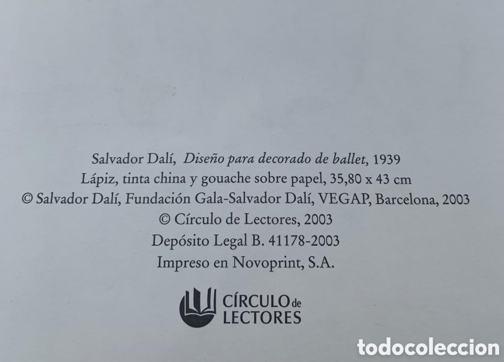 Coleccionismo: L&aacute;mina Dali &Iacute;ntimo a&ntilde;o 2003 - Foto 4