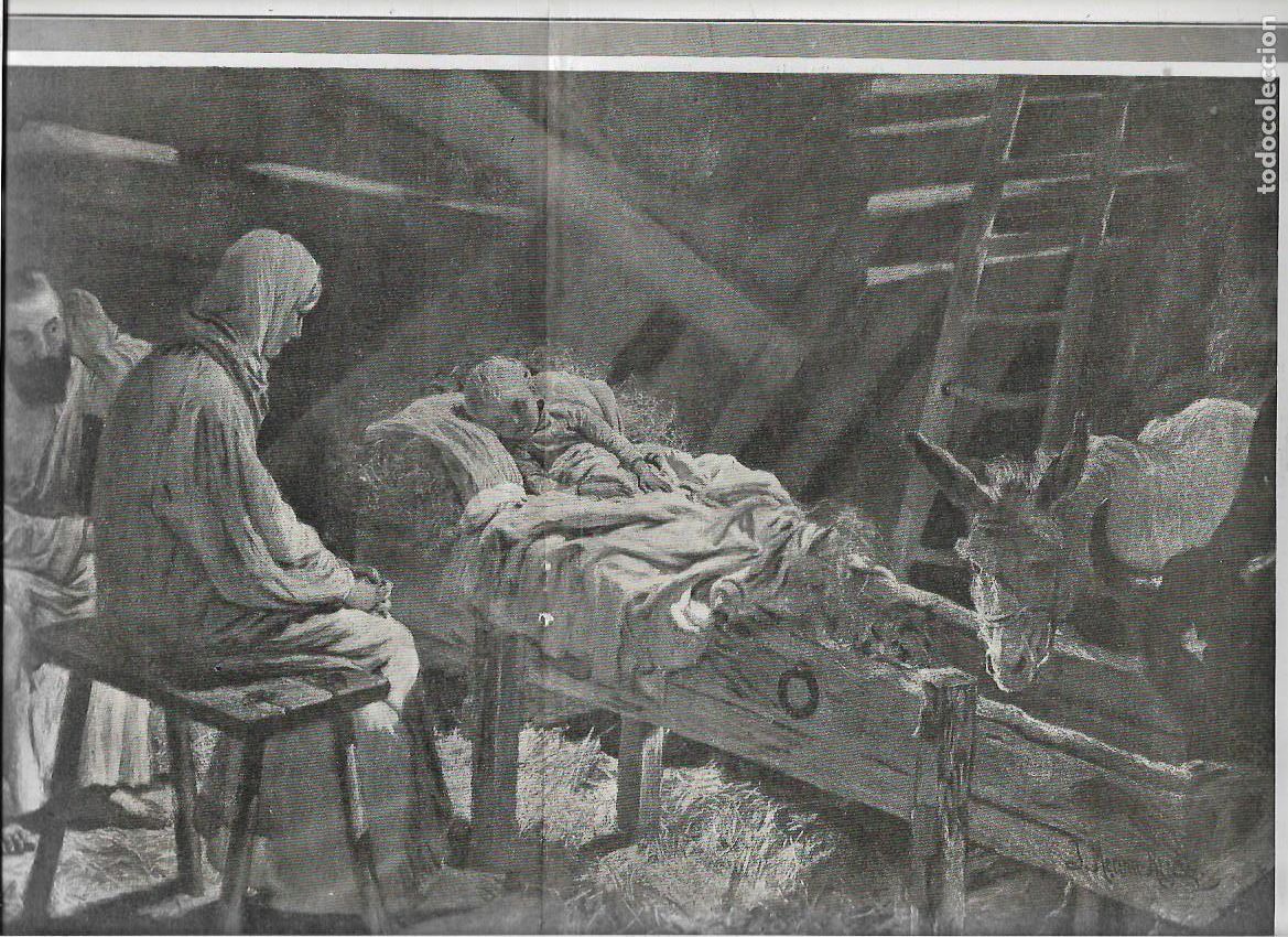 Coleccionismo: 1916 RECORTE PRENSA PINTURA REPRODUCCION CUADRO EL SUE&Ntilde;O DEL DIVINO INFANTE DE JOSE MENCINA KRZESZ