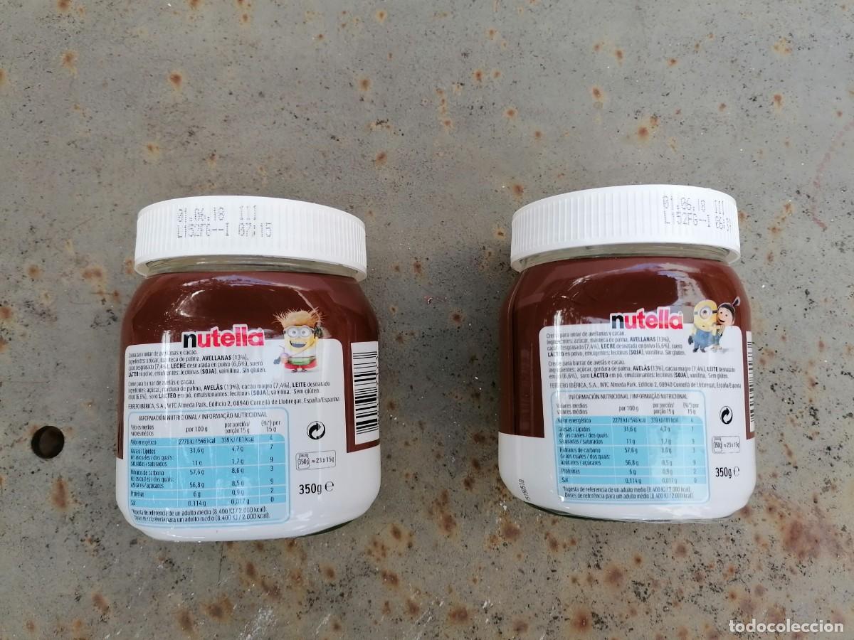 Coleccionismo: Dos Frascos de Nutella Minions - Foto 2