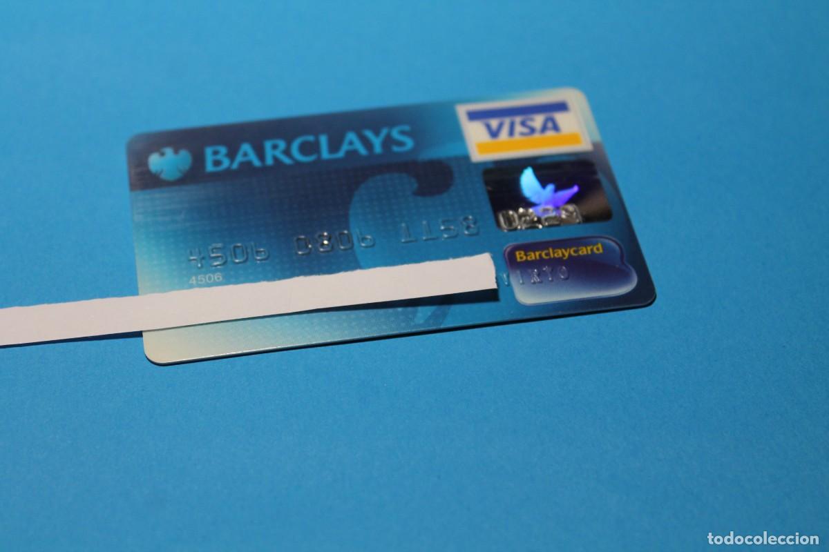 Coleccionismo: TARJETA DE CREDITO. VISA. BARCLAYS BANK. BARCLAYCARD. SERVIRED EN EL REVERSO. A&Ntilde;O 2006.