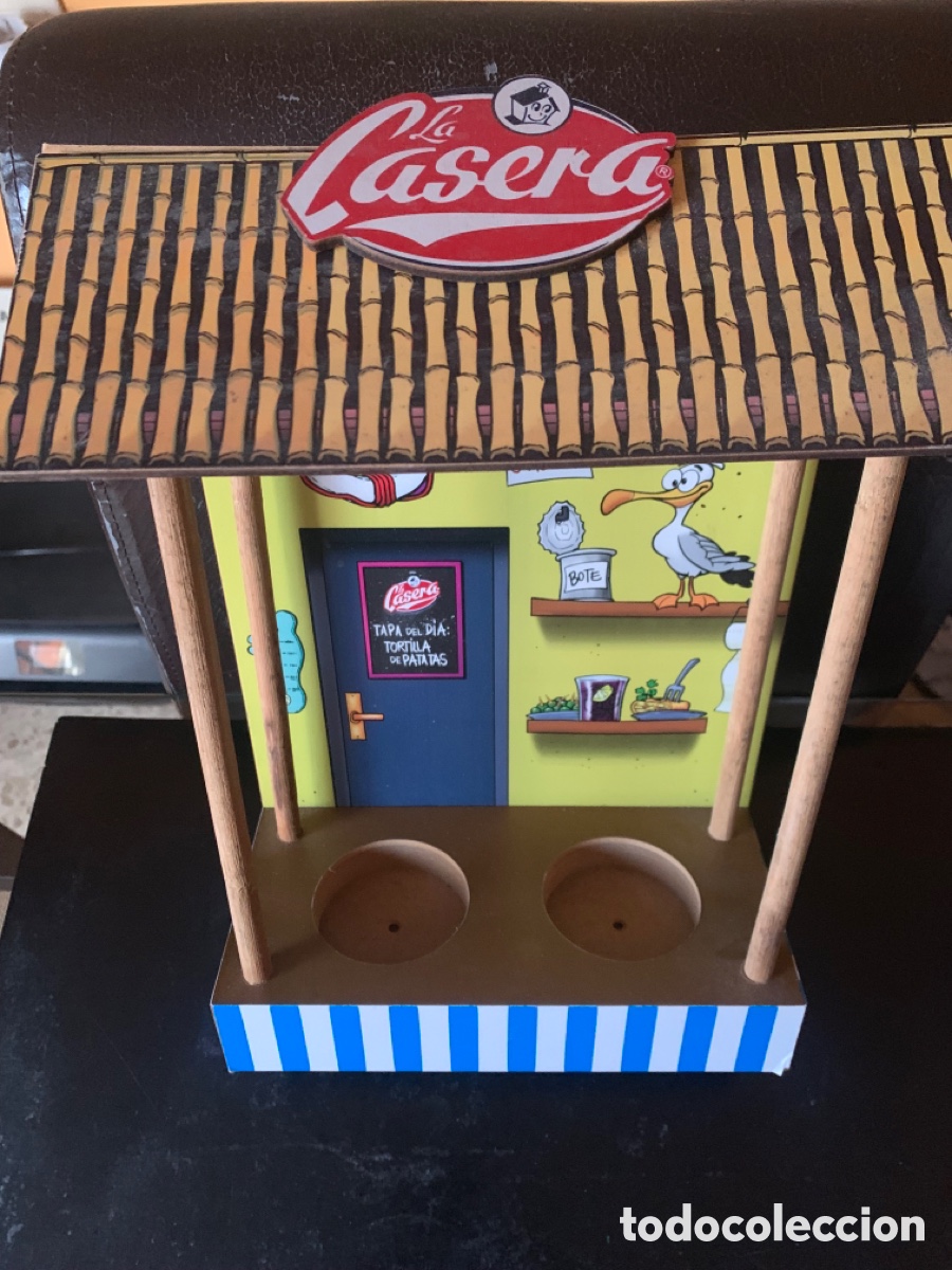 Coleccionismo: EXPOSITOR PUBLICIDAD DE GASEOSA LA CASERA. - Foto 2