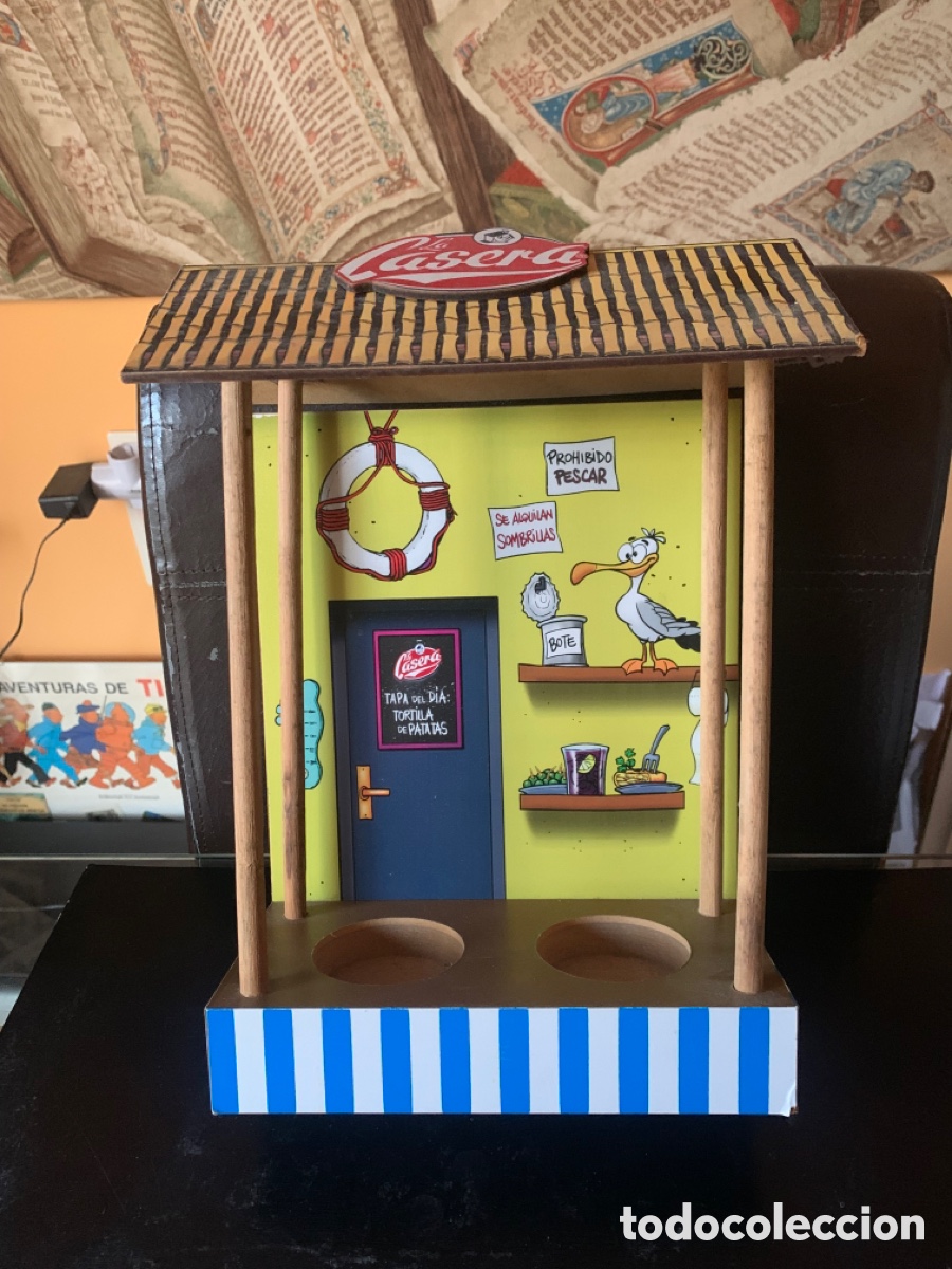 Coleccionismo: EXPOSITOR PUBLICIDAD DE GASEOSA LA CASERA. - Foto 1