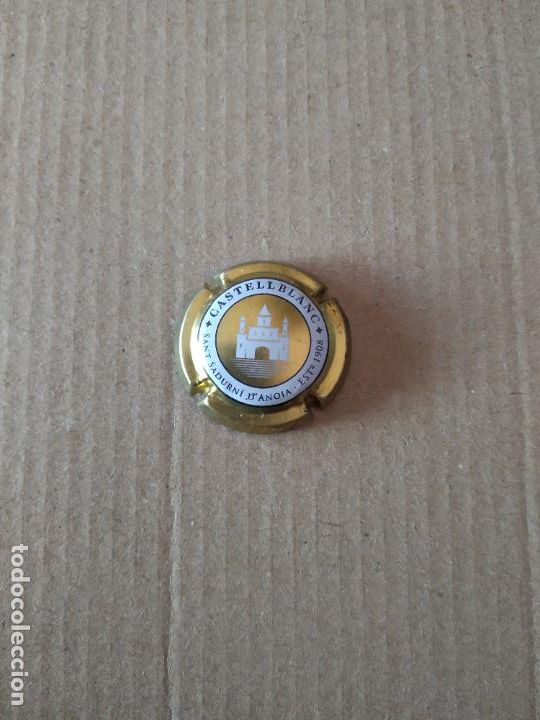 Coleccionismo: CHAPA DE BOTELLA BEBIDA CASTELL BLANC SANT SADURN&Iacute; D'ANOIA