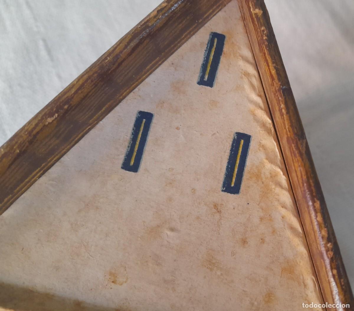 Coleccionismo: Caja de madera con forma de barraca valenciana - Foto 4