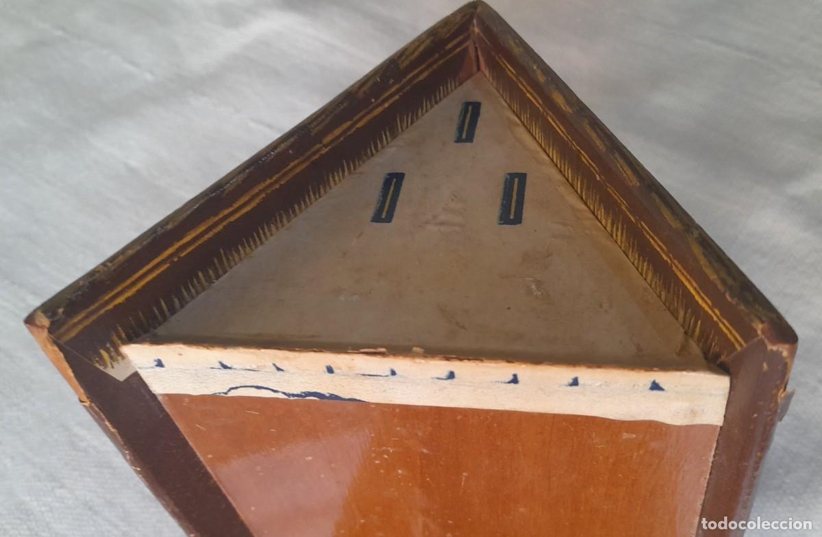 Coleccionismo: Caja de madera con forma de barraca valenciana - Foto 12