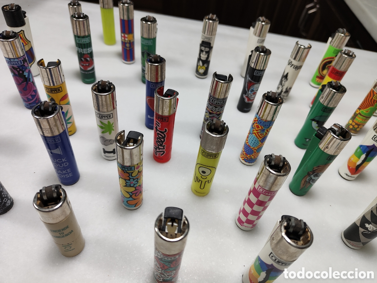 Coleccionismo: 43 mecheros Clipper - Foto 4