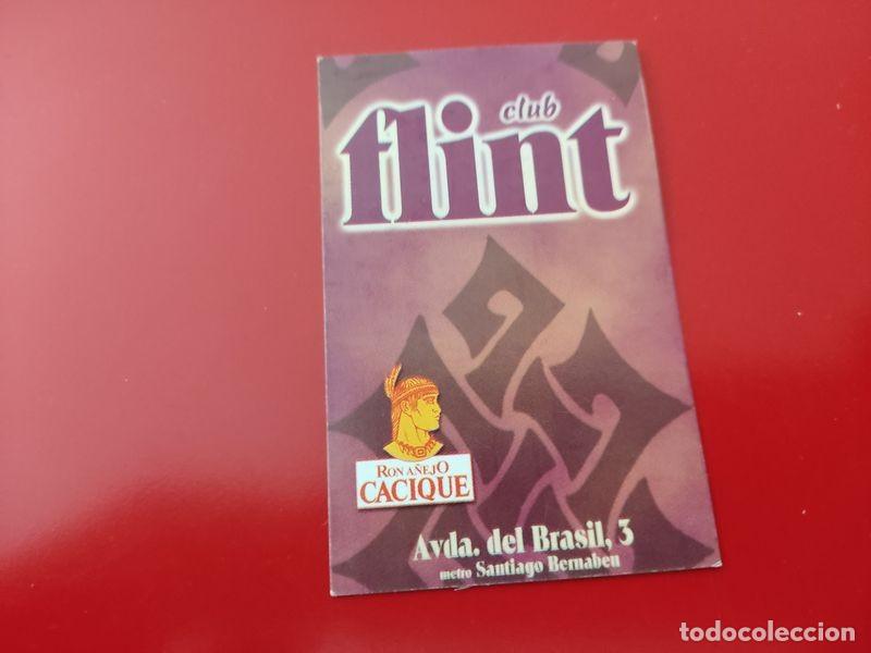 Collecting paper: FLYER PASE PUERTA DISCOTECA PUB FLINT C/ BRASIL 2X1200 PTS MADRID A&Ntilde;OS 90