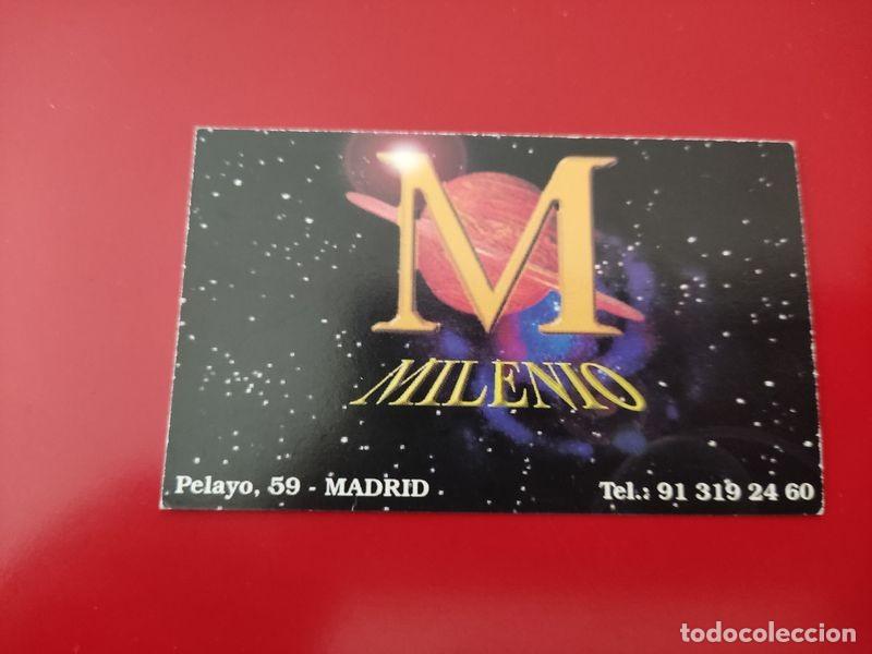 Collezionismo: FLYER PASE PUERTA DISCOTECA PUB MILENIO C/ PELAYO 59 MADRID A&Ntilde;OS 90