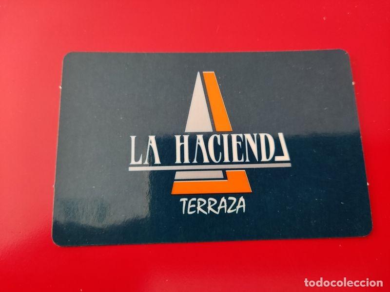 Coleccionismo: FLYER PASE PUERTA DISCOTECA PUB LA HACIENDA C/ RAMON Y CAJAL 2X1200 PTS MADRID A&Ntilde;OS 90