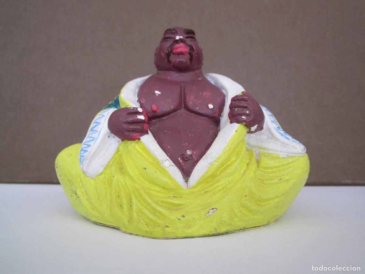 Coleccionismo: (4)FIGURA BUDA EN CERAMICA - Foto 1
