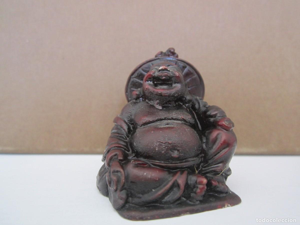 Coleccionismo: (4) FIGURA BUDA EN CERAMICA - Foto 1