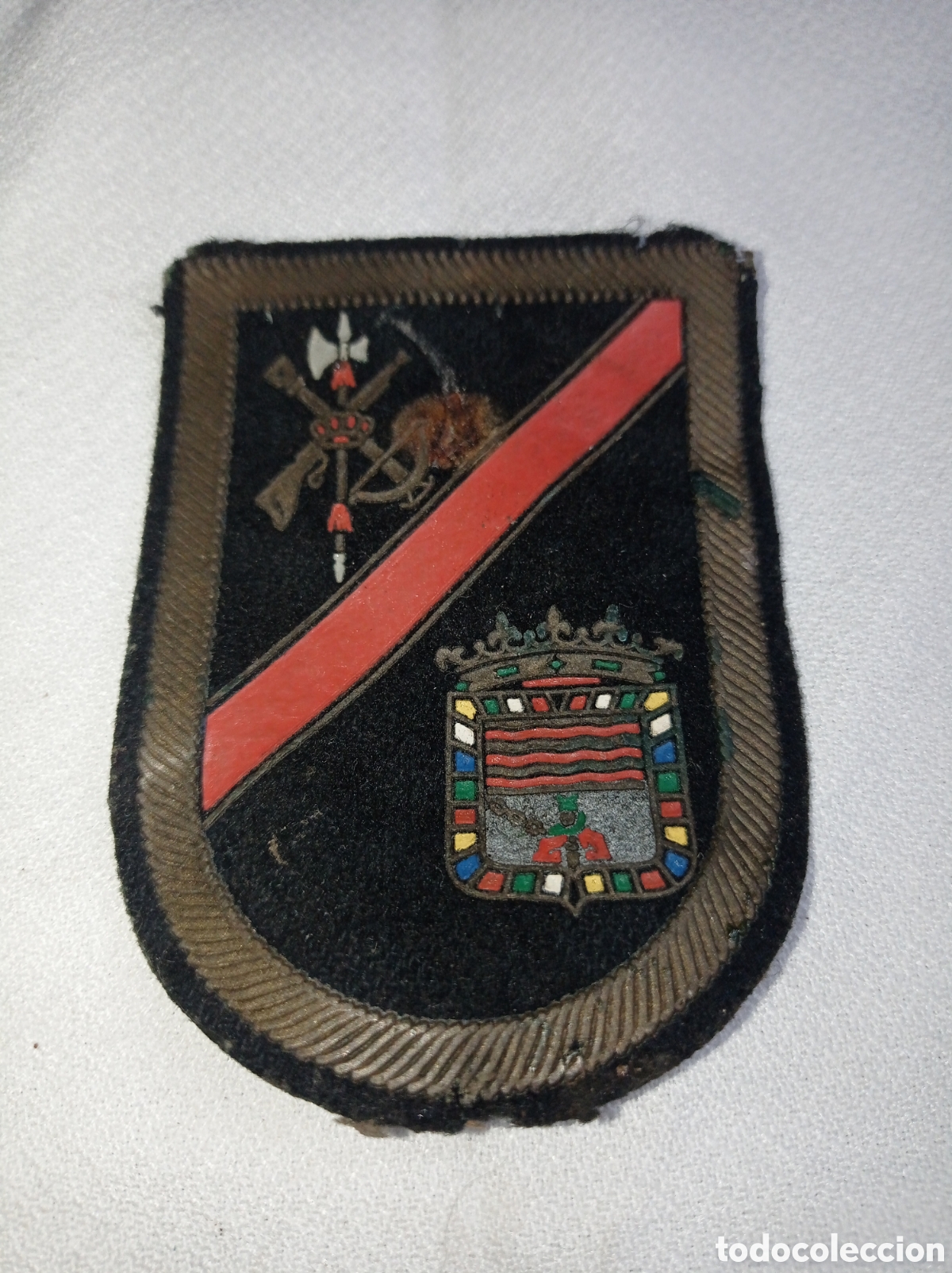 Coleccionismo: ESCARAPELA,PARCHE,LEGION,I TERCIO,GRAN CAPITAN,A&Ntilde;OS 70.ORIGINAL