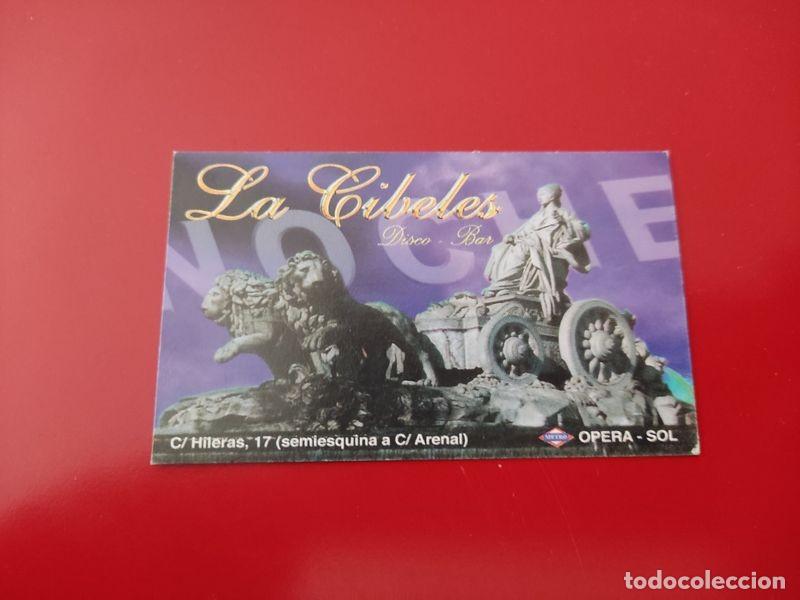 Collezionismo: FLYER PASE PUERTA DISCOTECA PUB LA CIBELES C/ HILERAS 17 2X900 PTS MADRID A&Ntilde;OS 90