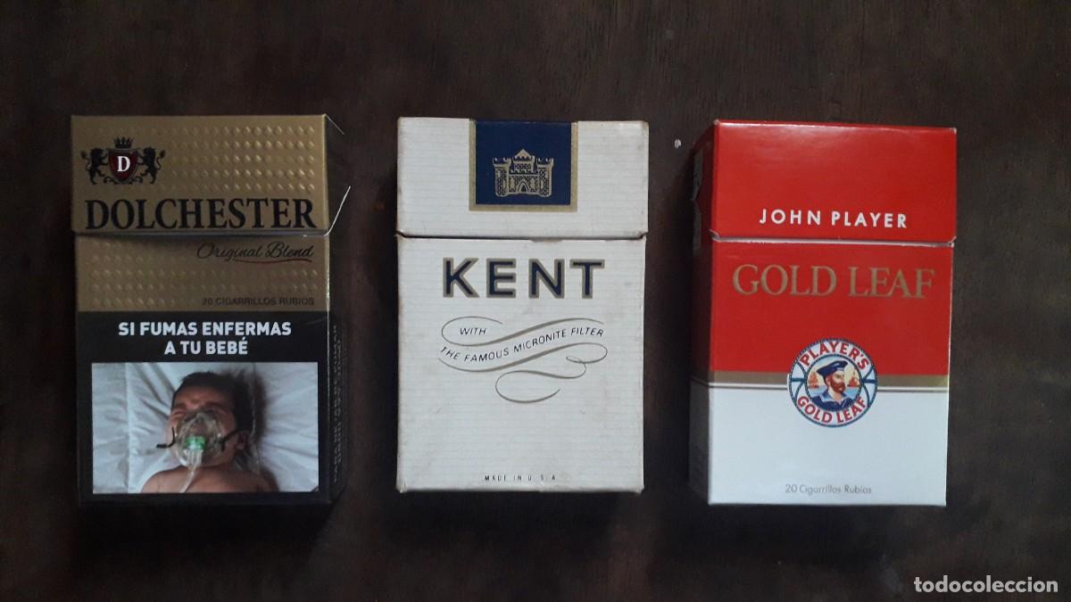 Coleccionismo: CAJAS DE CIGARRILLOS - LOTE DE 3 - - Foto 1